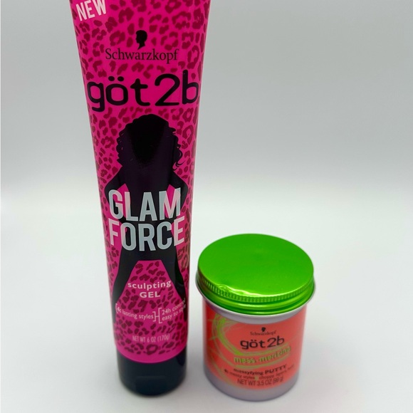 Got2b Bundle Mess-Merizing Messyfying Putty Glam Force Sculpting Gel New - Picture 5 of 7